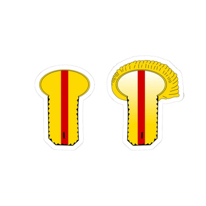 Epaulettes lieutenant premiere classe armee Napoleonienne (Military Rank) STICKER Vinyl Kiss-Cut Decal 3 Inch White - The Sticker Space