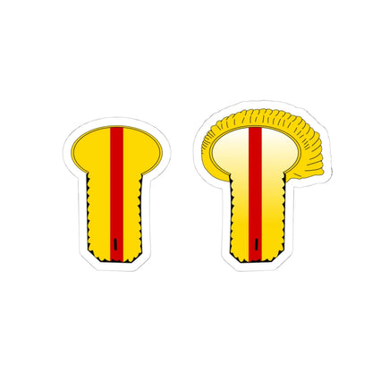 Epaulettes lieutenant premiere classe armee Napoleonienne (Military Rank) STICKER Vinyl Kiss-Cut Decal 4 Inch White - The Sticker Space