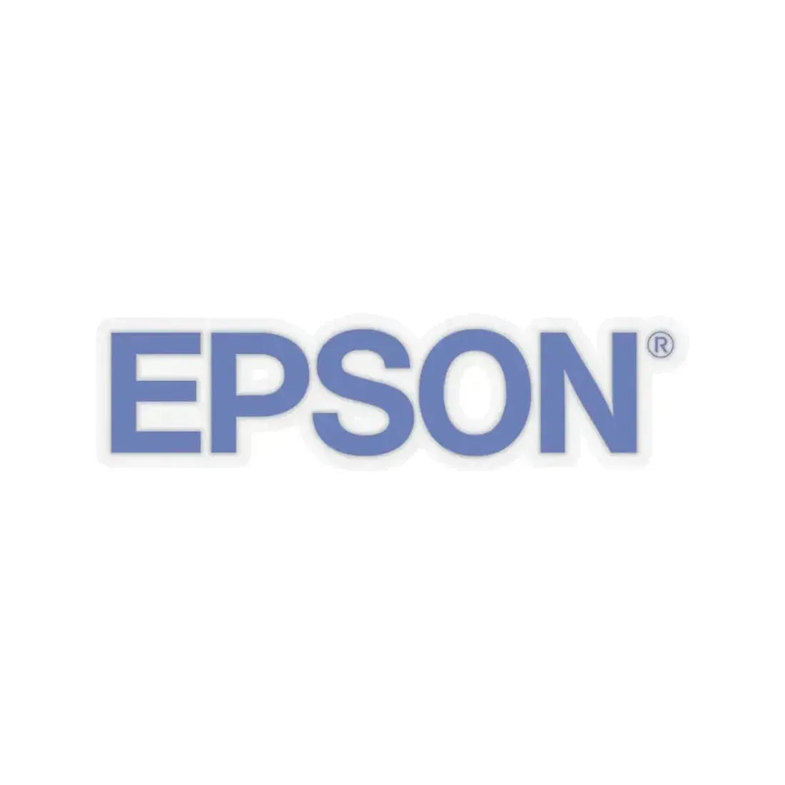 Epson (Seiko Epson Corporation) (Logo) STICKER Vinyl Kiss-Cut Decal 4 Inch Transparent - The Sticker Space