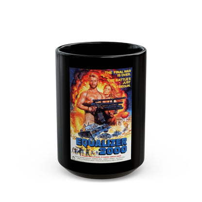 EQUALIZER 2000 1987 Movie Poster - Black Coffee Mug-15oz-The Sticker Space