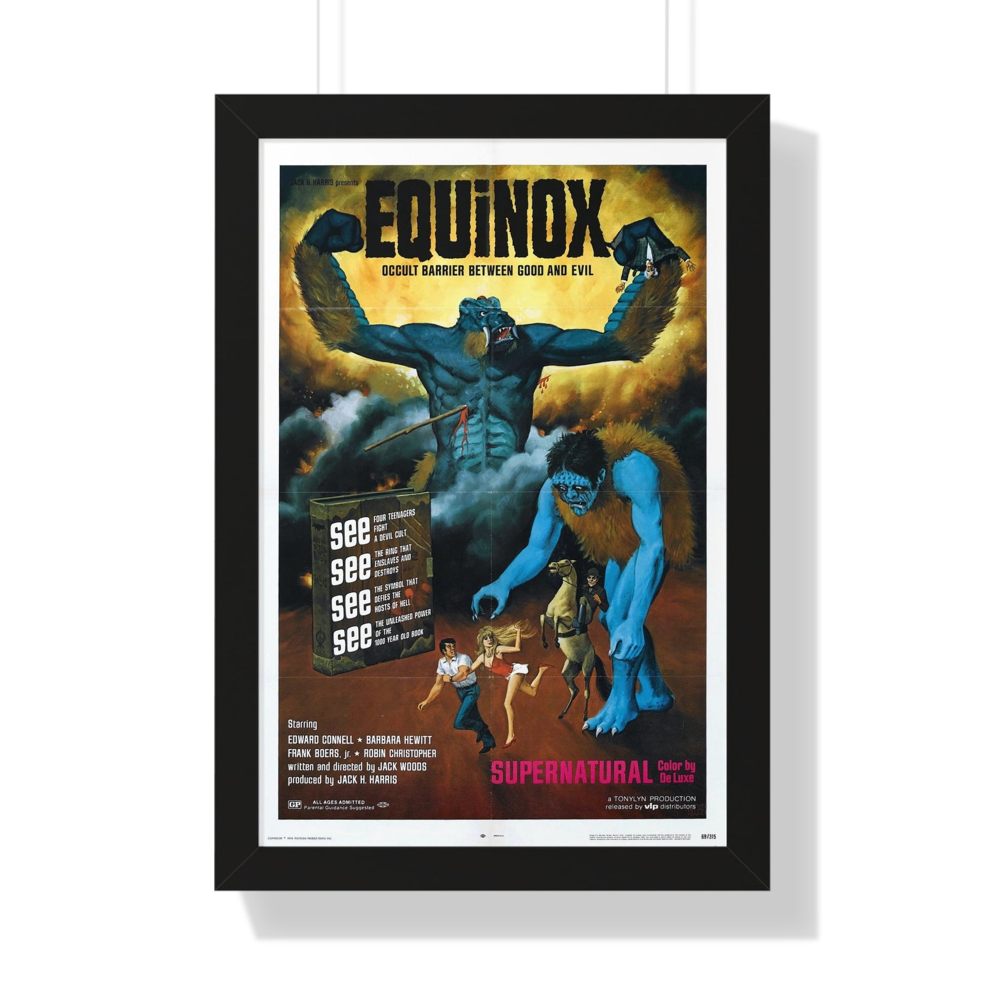 EQUINOX 1970 - Framed Movie Poster-16″ x 24″-The Sticker Space