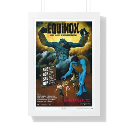 EQUINOX 1970 - Framed Movie Poster 16″ x 24″ White - The Sticker Space