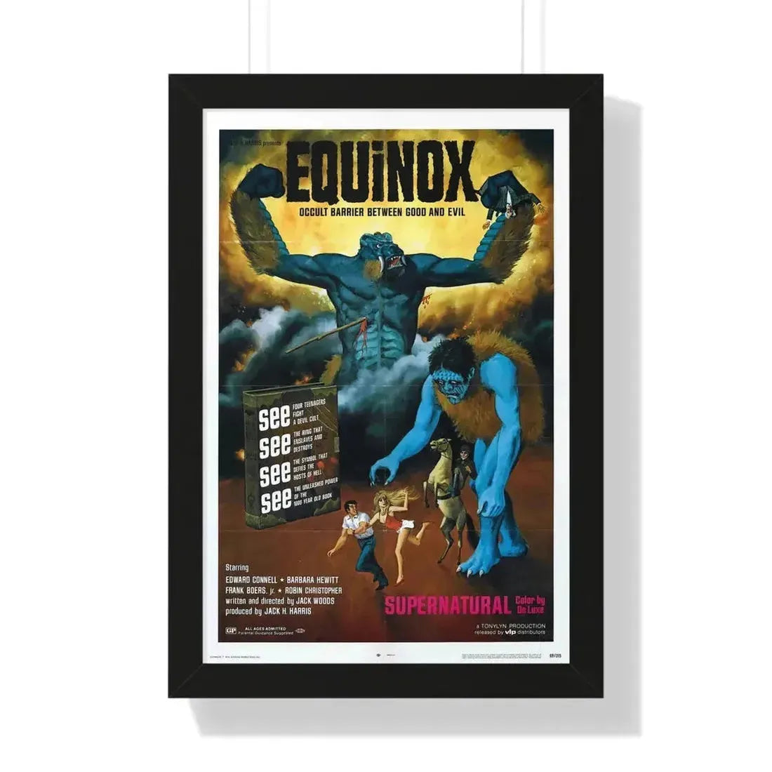 EQUINOX 1970 - Framed Movie Poster - The Sticker Space