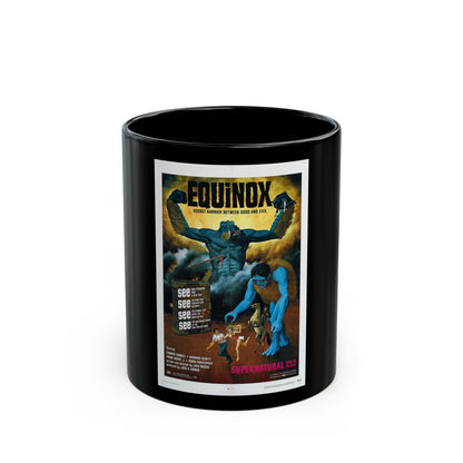 EQUINOX 1970 Movie Poster - Black Coffee Mug-11oz-The Sticker Space