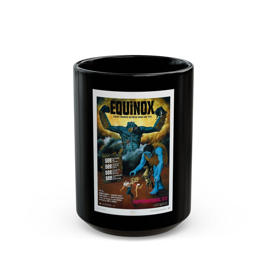 EQUINOX 1970 Movie Poster - Black Coffee Mug-15oz-The Sticker Space