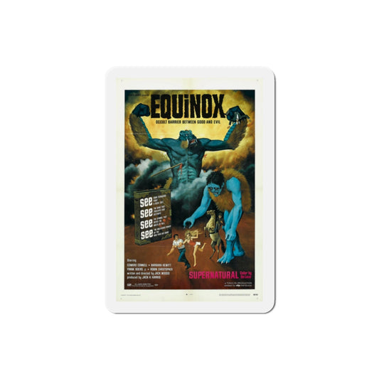 Equinox 1970 Movie Poster Die-Cut Magnet-2 Inch-The Sticker Space