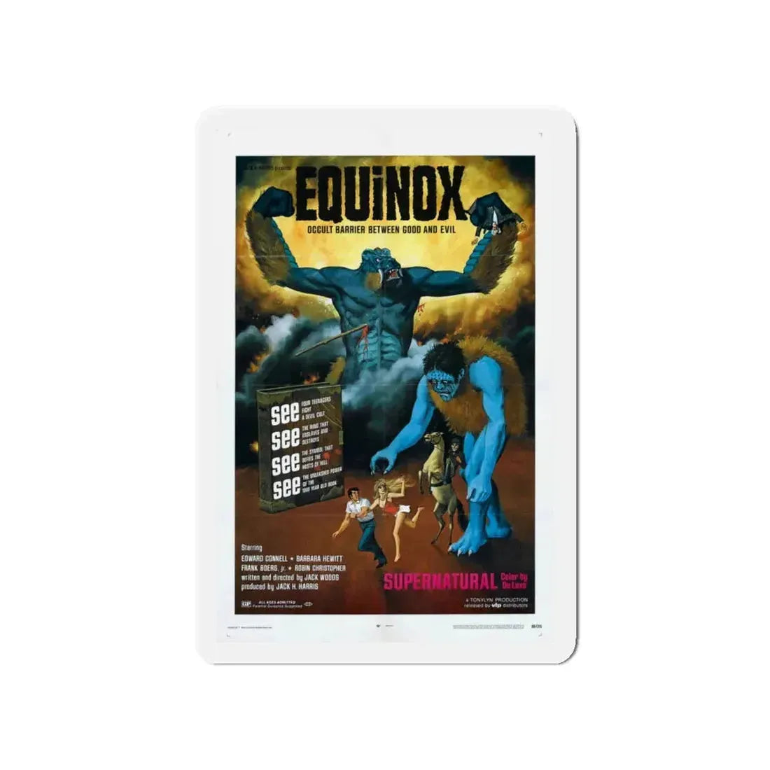 EQUINOX 1970 Movie Poster - Refrigerator Magnet 4 Inch - The Sticker Space