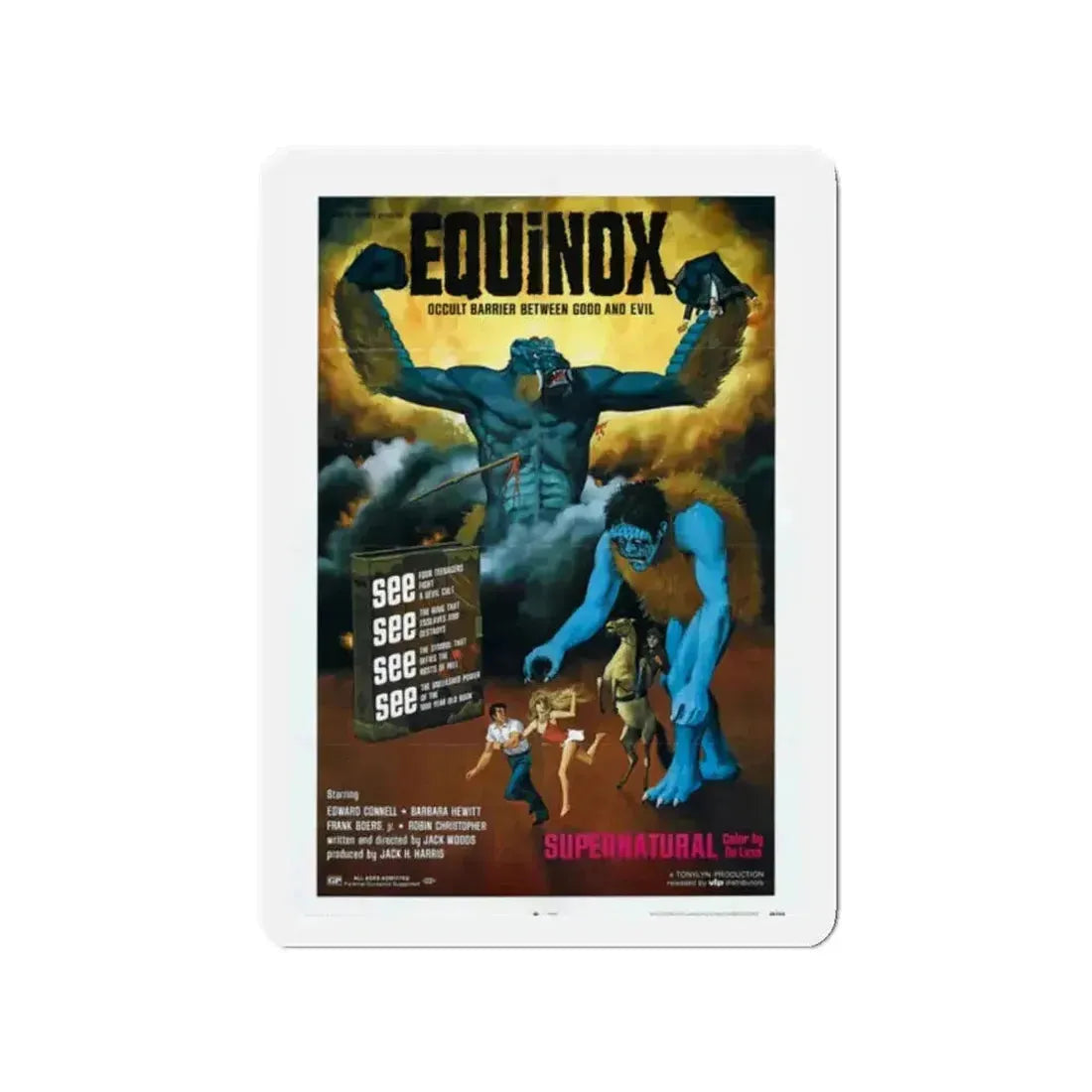 EQUINOX 1970 Movie Poster - Refrigerator Magnet - The Sticker Space
