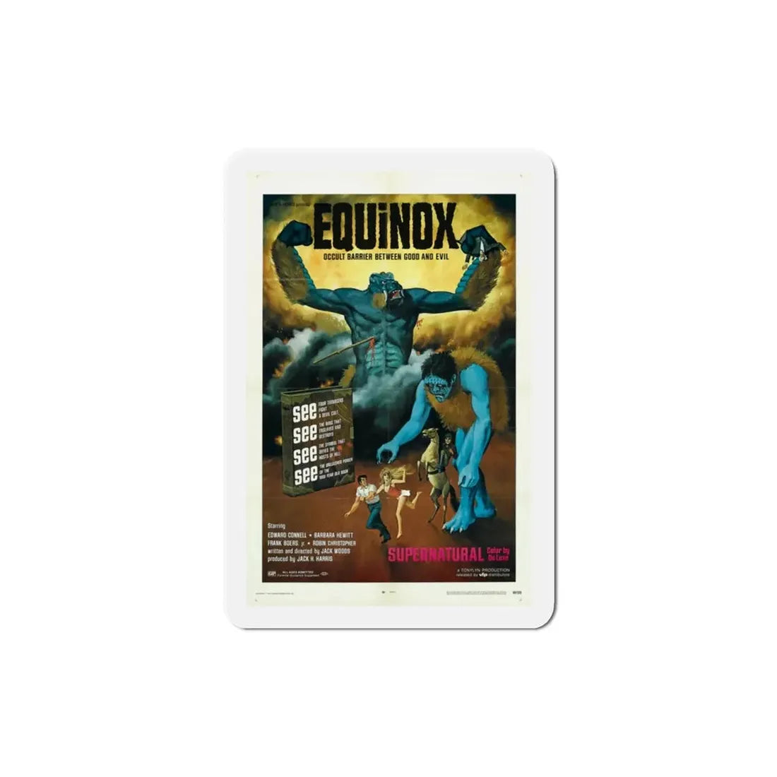 Equinox 1970 Movie Poster Refrigerator Magnet - The Sticker Space