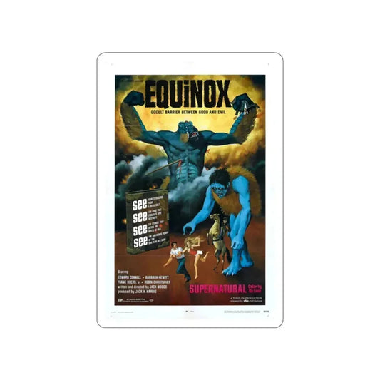 EQUINOX 1970 Movie Poster STICKER Vinyl Die-Cut Decal 2 Inch - The Sticker Space