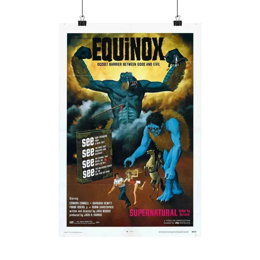 EQUINOX 1970 - Paper Movie Poster 12″ x 18″ Matte - The Sticker Space