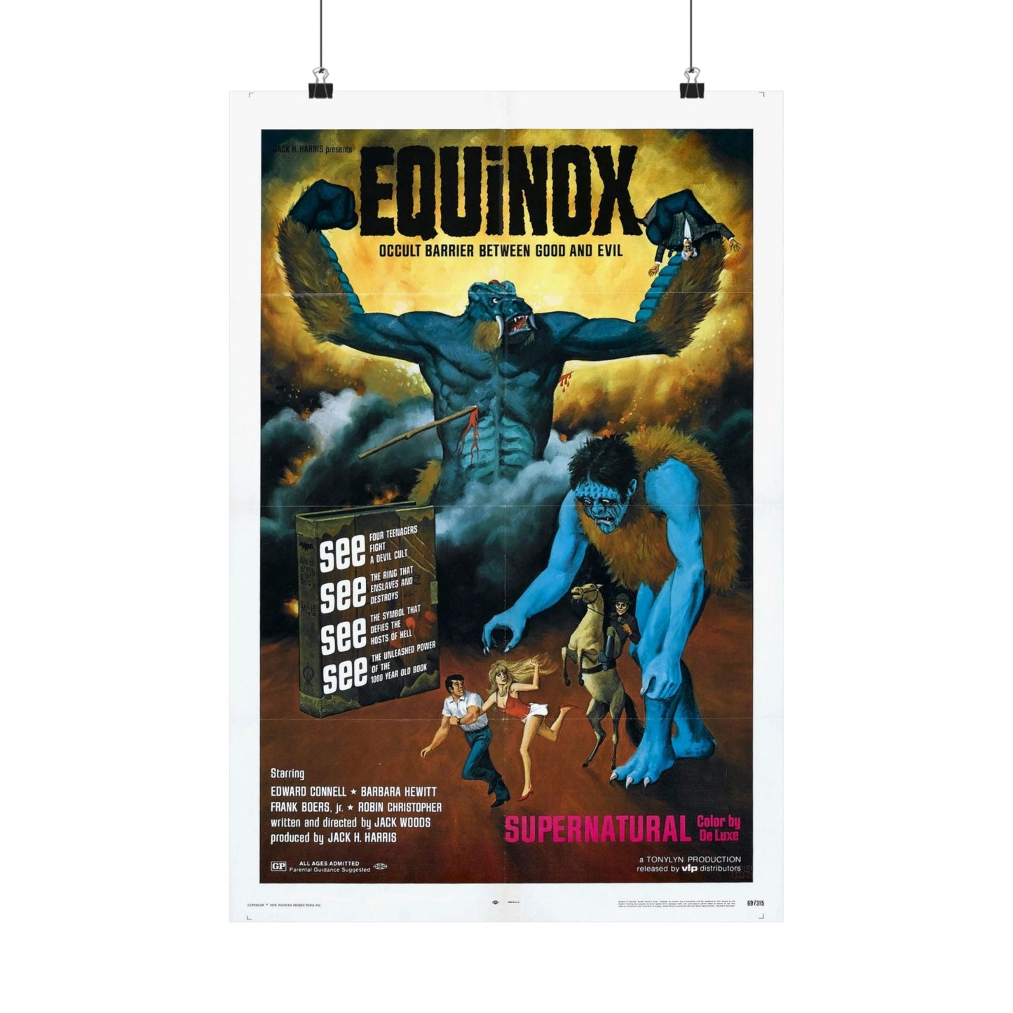 EQUINOX 1970 - Paper Movie Poster-16″ x 24″-The Sticker Space