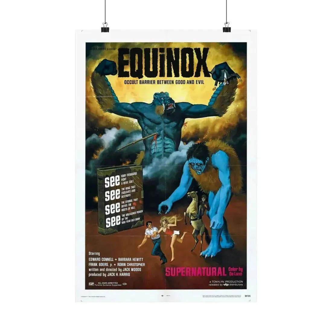 EQUINOX 1970 - Paper Movie Poster - The Sticker Space