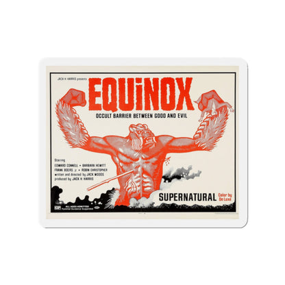 EQUINOX (2) 1970 Movie Poster - Die-Cut Magnet-2" x 2"-The Sticker Space