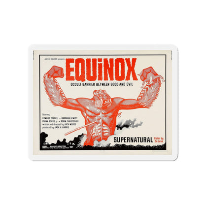 EQUINOX (2) 1970 Movie Poster - Die-Cut Magnet-3" x 3"-The Sticker Space