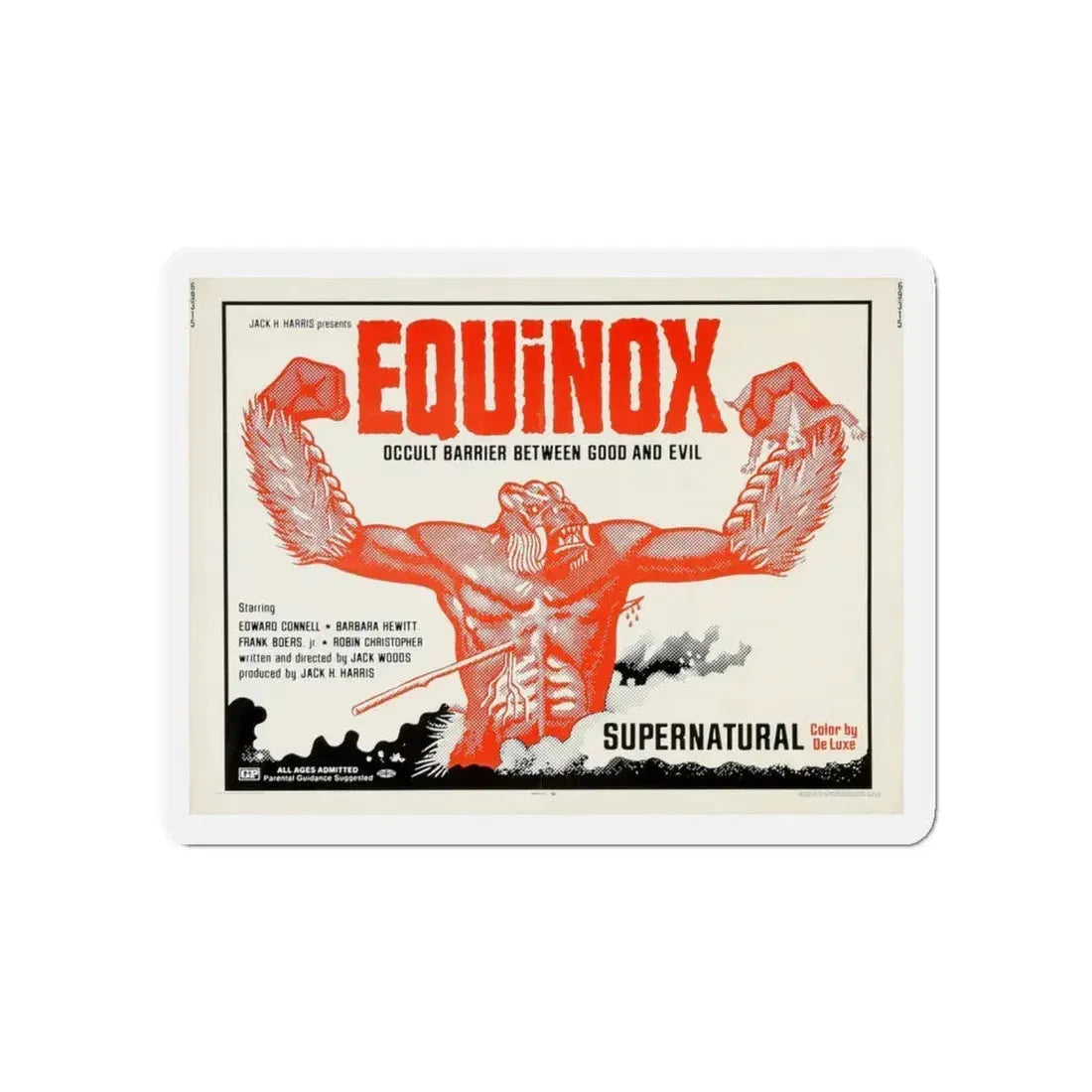 EQUINOX (2) 1970 Movie Poster - Refrigerator Magnet 5 Inch - The Sticker Space