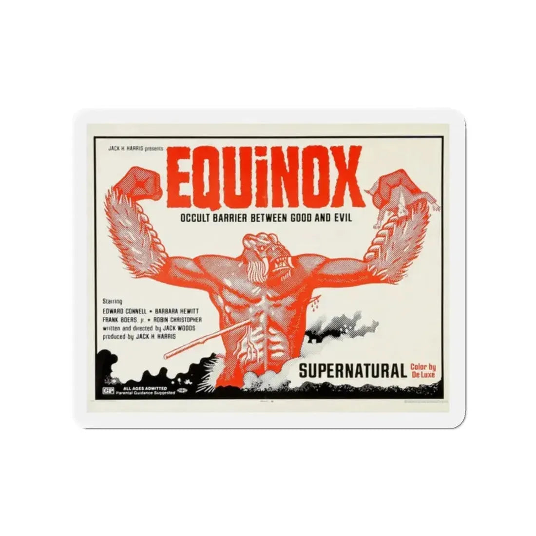 EQUINOX (2) 1970 Movie Poster - Refrigerator Magnet - The Sticker Space