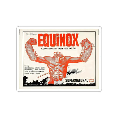 EQUINOX (2) 1970 Movie Poster STICKER Vinyl Die-Cut Decal 4 Inch - The Sticker Space