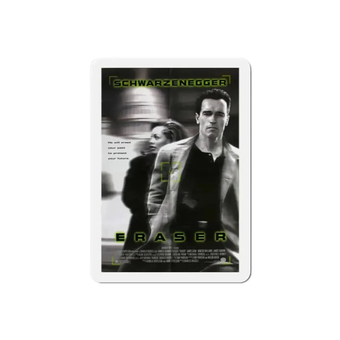Eraser 1996 Movie Poster Refrigerator Magnet - The Sticker Space