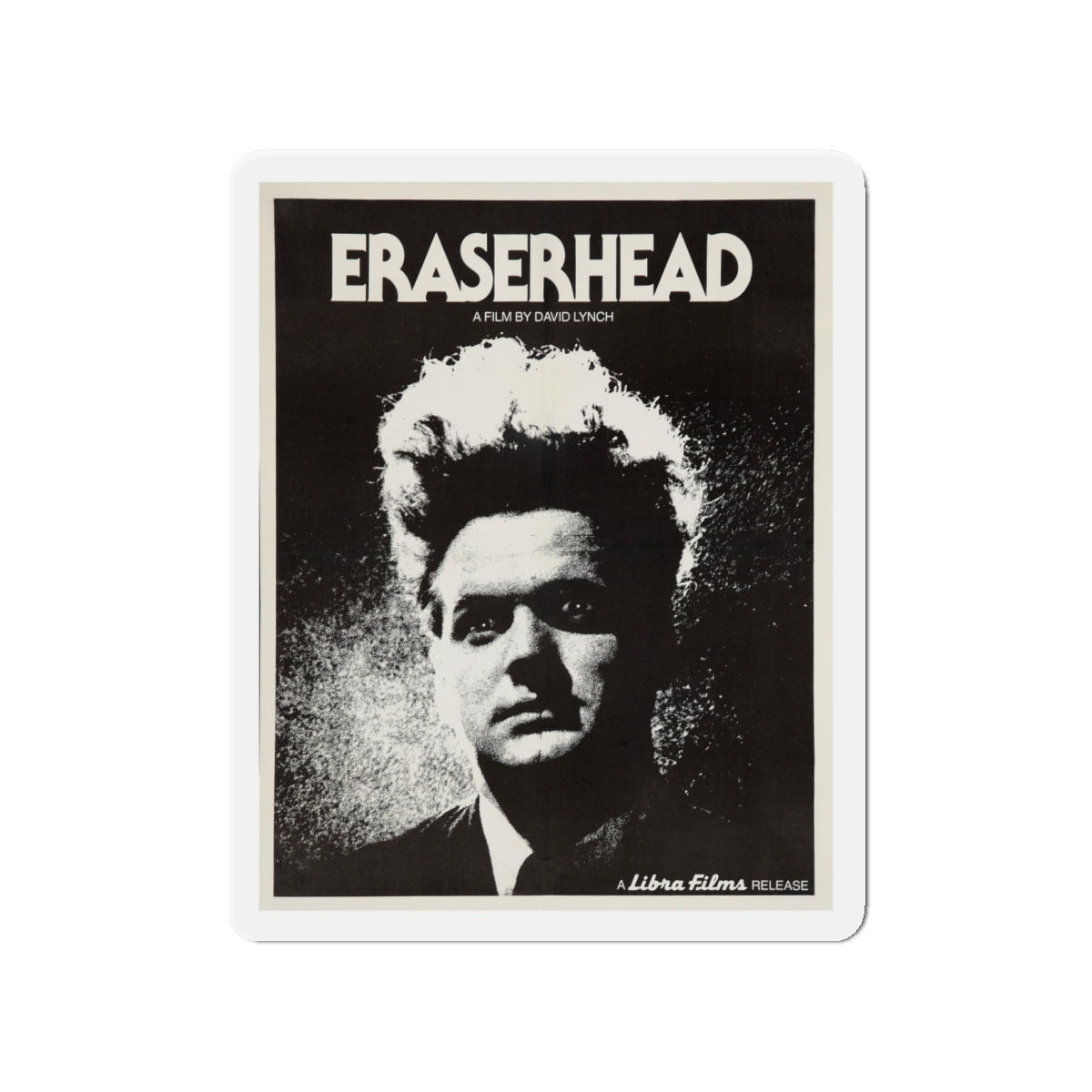 ERASERHEAD 1977 Movie Poster - Die-Cut Magnet-4" x 4"-The Sticker Space