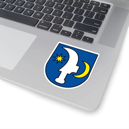 Erb obce Vinné (Slovakia) (Coat of Arms) STICKER Vinyl Kiss-Cut Decal - The Sticker Space