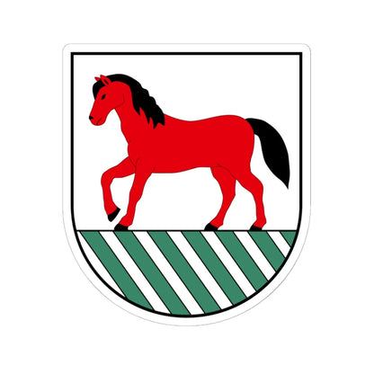 Erb (Slovakia) (Coat of Arms) STICKER Vinyl Kiss-Cut Decal 6 Inch White - The Sticker Space