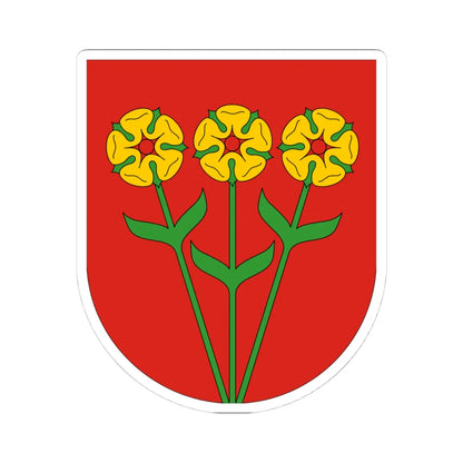 Erb stropkov (Slovakia) (Coat of Arms) STICKER Vinyl Kiss-Cut Decal 4 Inch White - The Sticker Space