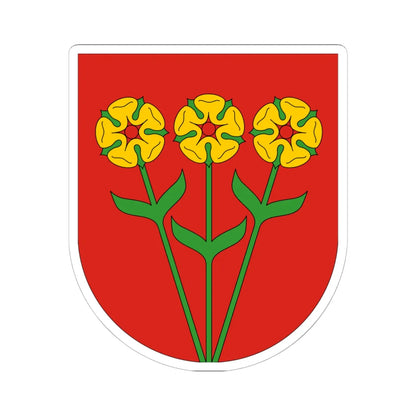 Erb stropkov (Slovakia) (Coat of Arms) STICKER Vinyl Kiss-Cut Decal 6 Inch White - The Sticker Space