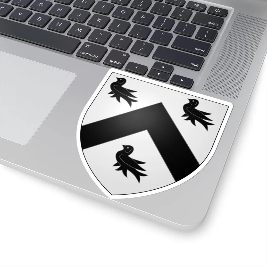 Ergham arms (England) (Coat of Arms) STICKER Vinyl Kiss-Cut Decal - The Sticker Space