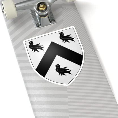 Ergham arms (England) (Coat of Arms) STICKER Vinyl Kiss-Cut Decal - The Sticker Space