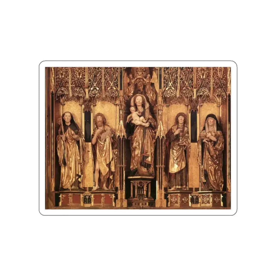 ERHART, Michael - Altarpiece (central section) (Artwork) STICKER Vinyl Die-Cut Decal - The Sticker Space