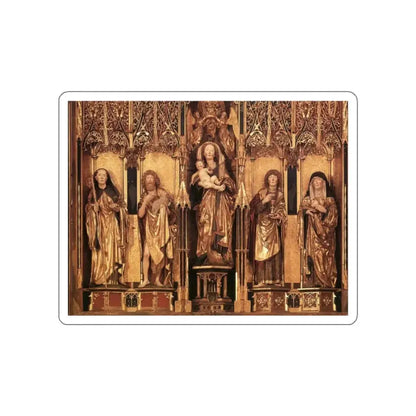 ERHART, Michael - Altarpiece (central section) (Artwork) STICKER Vinyl Die-Cut Decal - The Sticker Space