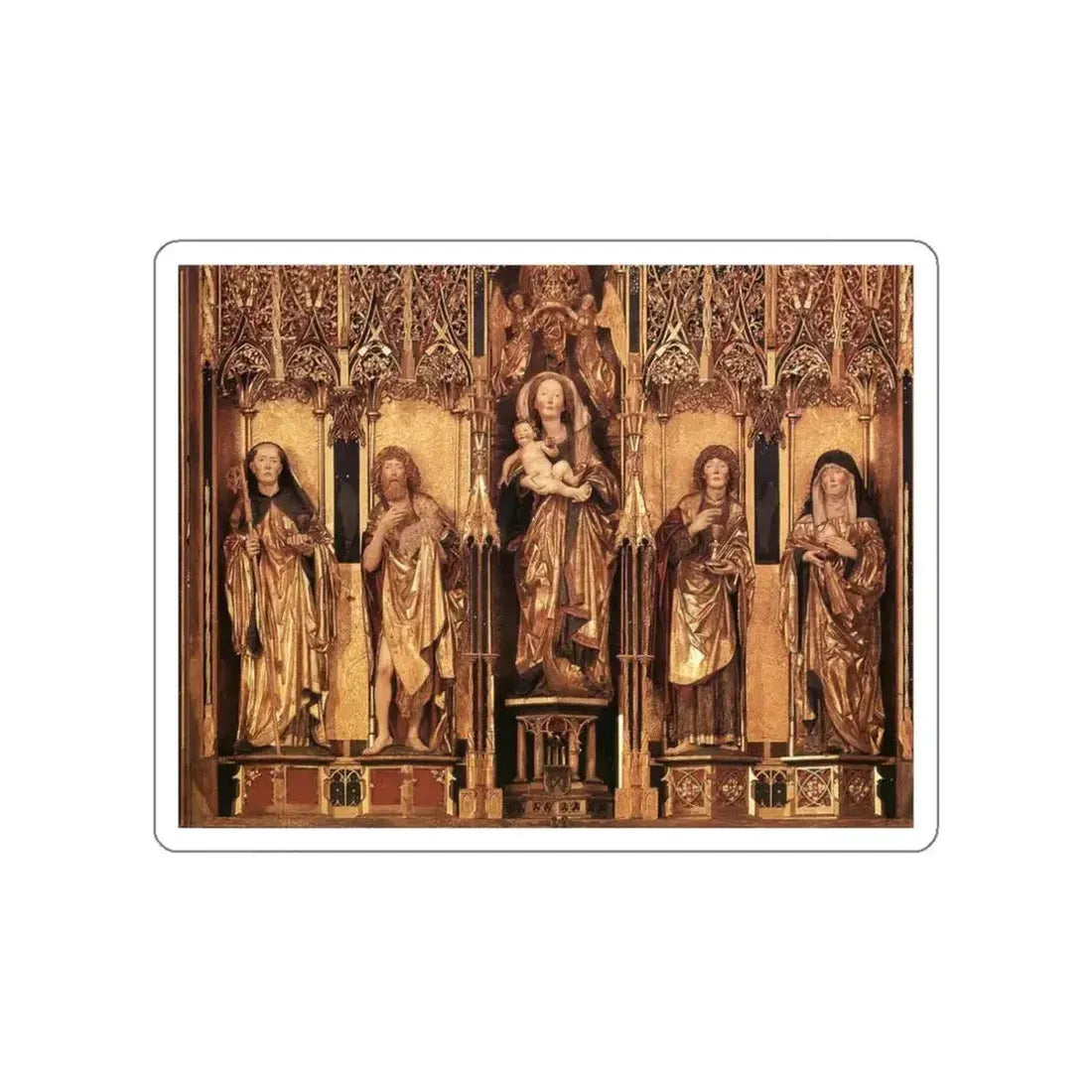 ERHART, Michael - Altarpiece (central section) (Artwork) STICKER Vinyl Die-Cut Decal - The Sticker Space