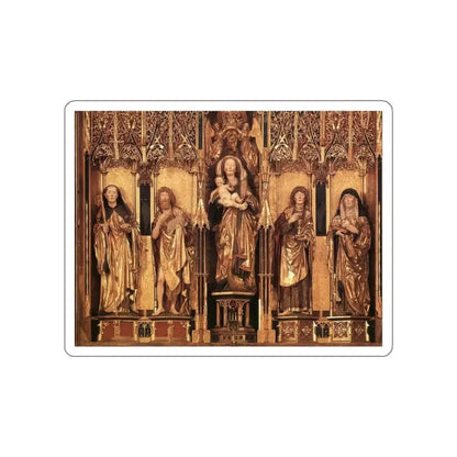 ERHART, Michael - Altarpiece (central section) (Artwork) STICKER Vinyl Die-Cut Decal - The Sticker Space