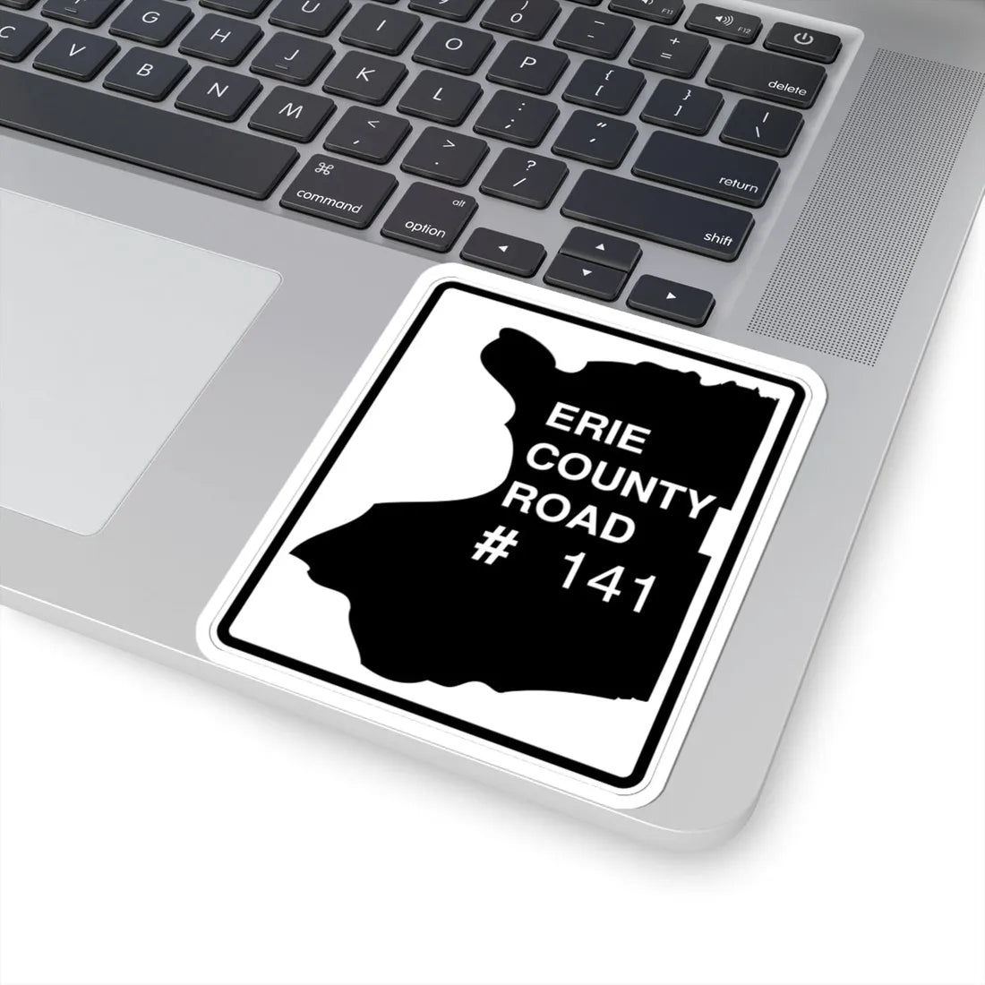 Erie County 141 NY (New York) (Road Sign) STICKER Vinyl Kiss-Cut Decal - The Sticker Space