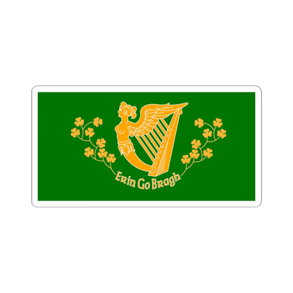 Erin Go Bragh Banner (Ireland) STICKER Vinyl Kiss-Cut Decal 6 Inch White - The Sticker Space
