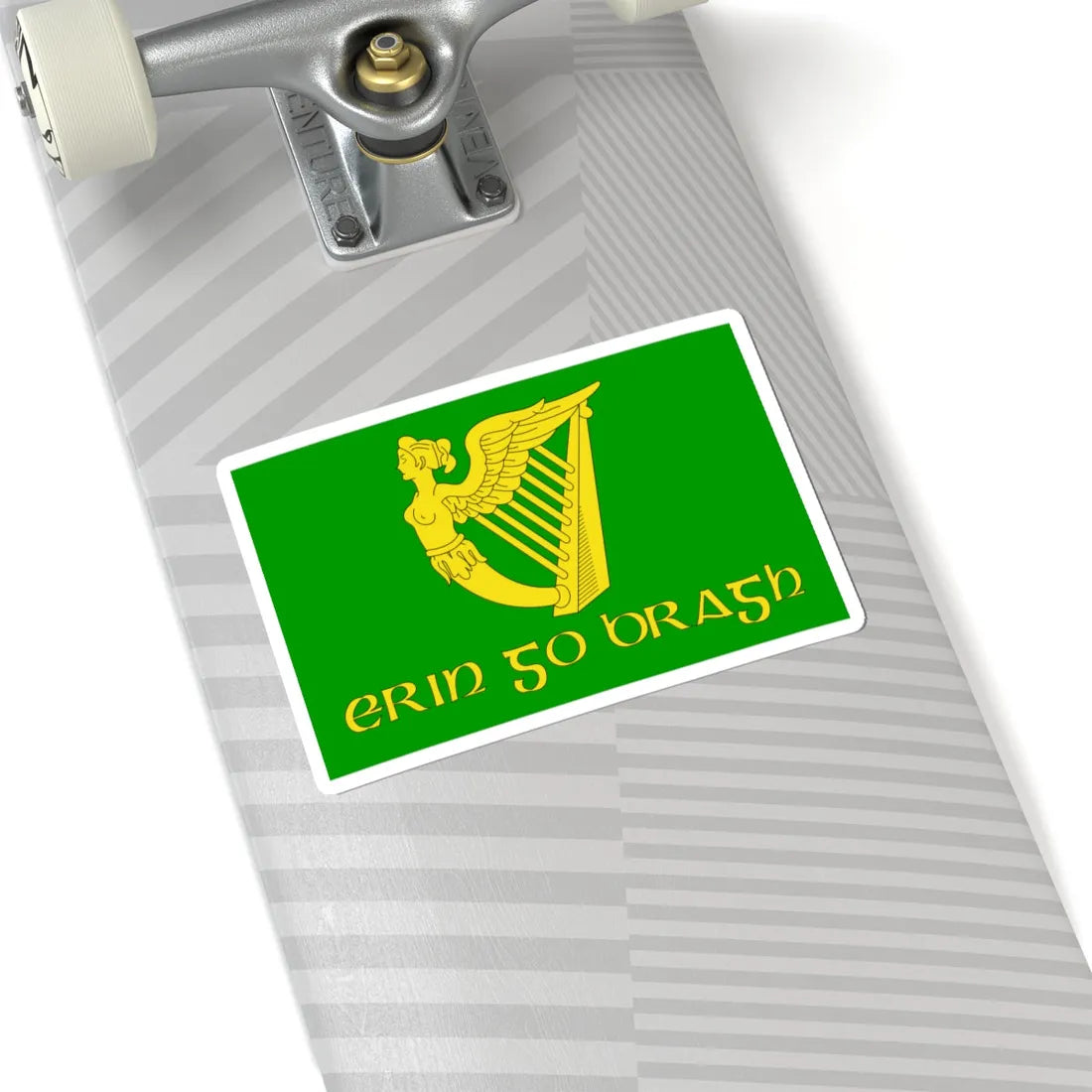 Erin Go Bragh Flag (Ireland) STICKER Vinyl Kiss-Cut Decal - The Sticker Space