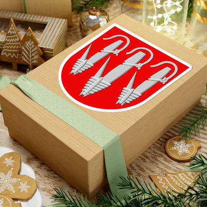 Eräjärvi.vaakuna (Finland) (Coat of Arms) STICKER Vinyl Kiss-Cut Decal - The Sticker Space