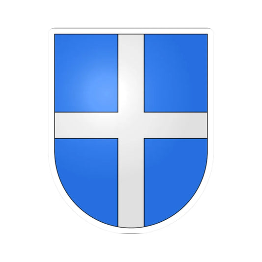Erlenbach ZH-coat of arms (Switzerland) (Coat of Arms) STICKER Vinyl Kiss-Cut Decal 2 Inch White - The Sticker Space