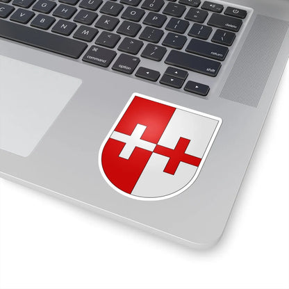 Ernen-coat of arms (Switzerland) (Coat of Arms) STICKER Vinyl Kiss-Cut Decal - The Sticker Space