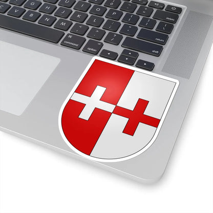 Ernen-coat of arms (Switzerland) (Coat of Arms) STICKER Vinyl Kiss-Cut Decal - The Sticker Space