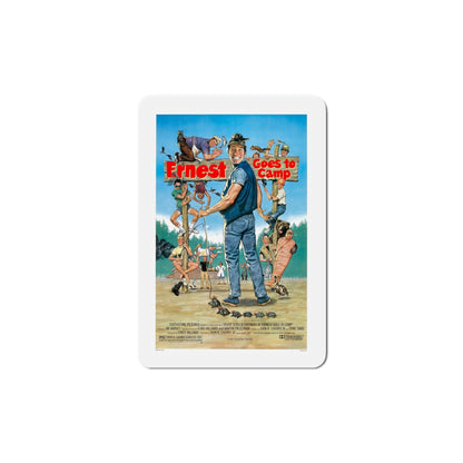 Ernest Goes to Camp 1987 Movie Poster Die-Cut Magnet-6 Inch-The Sticker Space