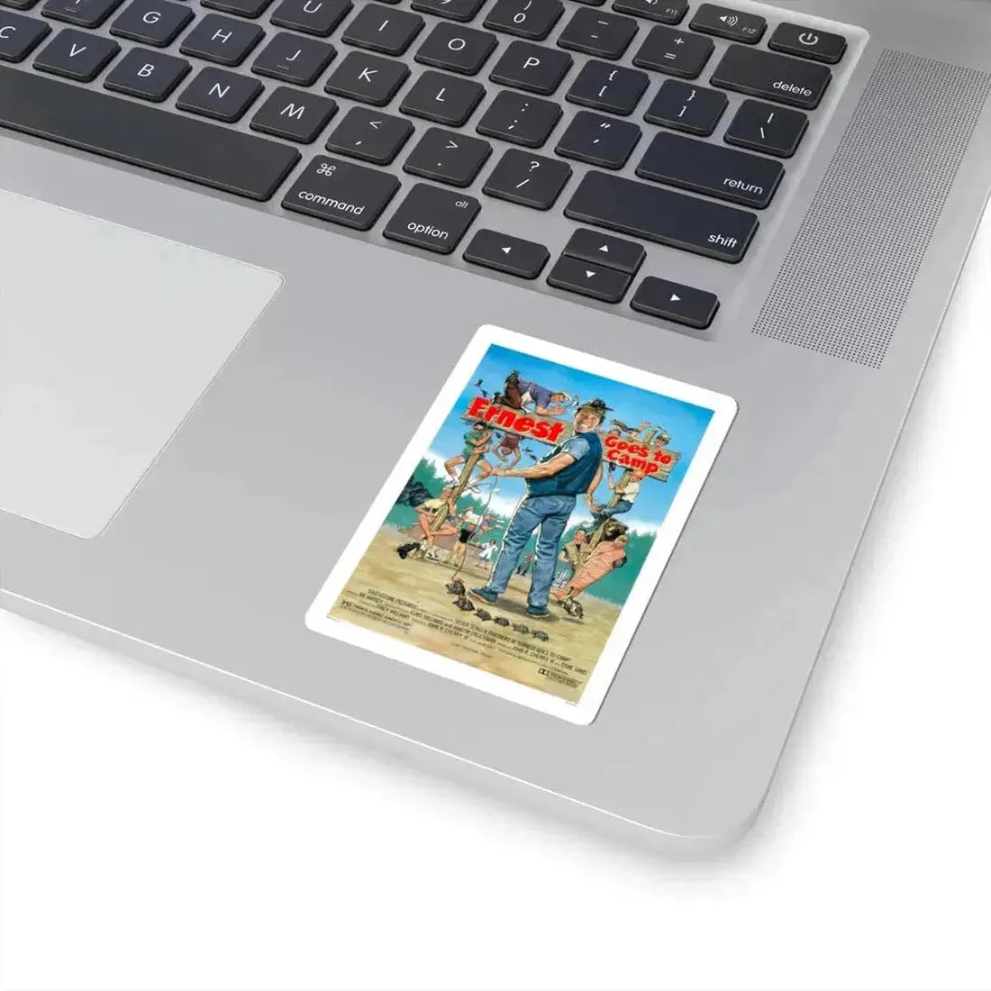 Ernest Goes to Camp 1987 Movie Poster - STICKER Vinyl Kiss-Cut Decal - The Sticker Space