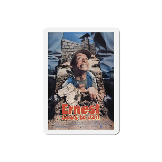 Ernest Goes to Jail 1990 Movie Poster Die-Cut Magnet-2" x 2"-The Sticker Space