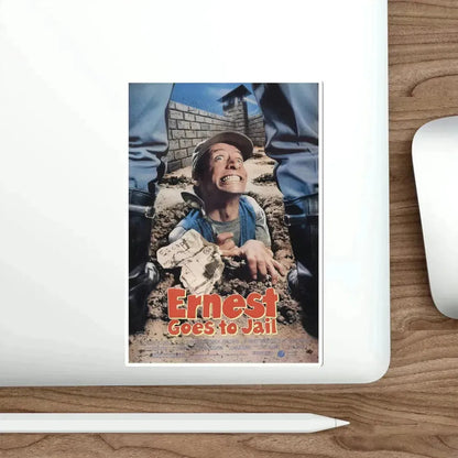 Ernest Goes to Jail 1990 Movie Poster STICKER Vinyl Die-Cut Decal - The Sticker Space