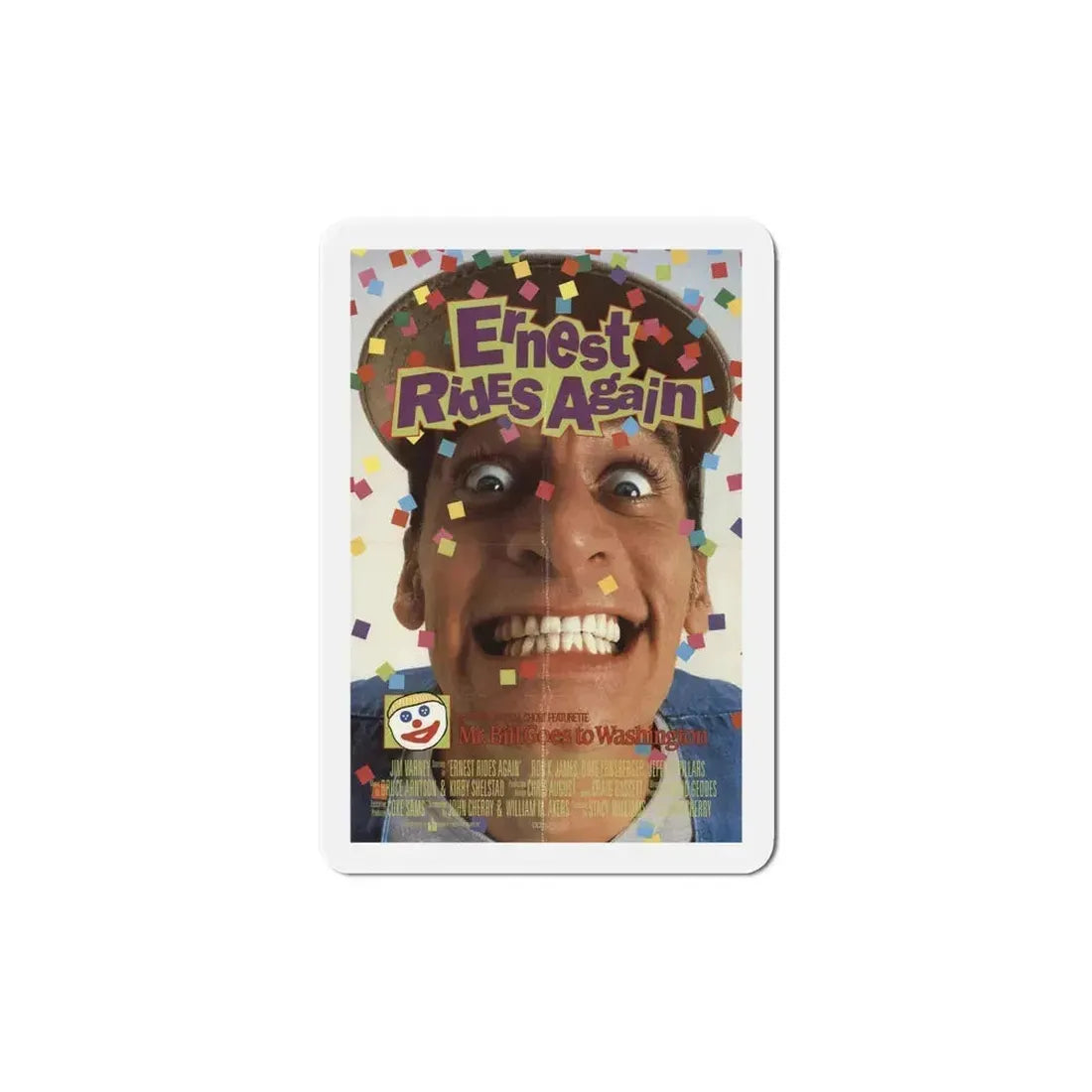 Ernest Rides Again 1993 Movie Poster Refrigerator Magnet 6 Inch - The Sticker Space