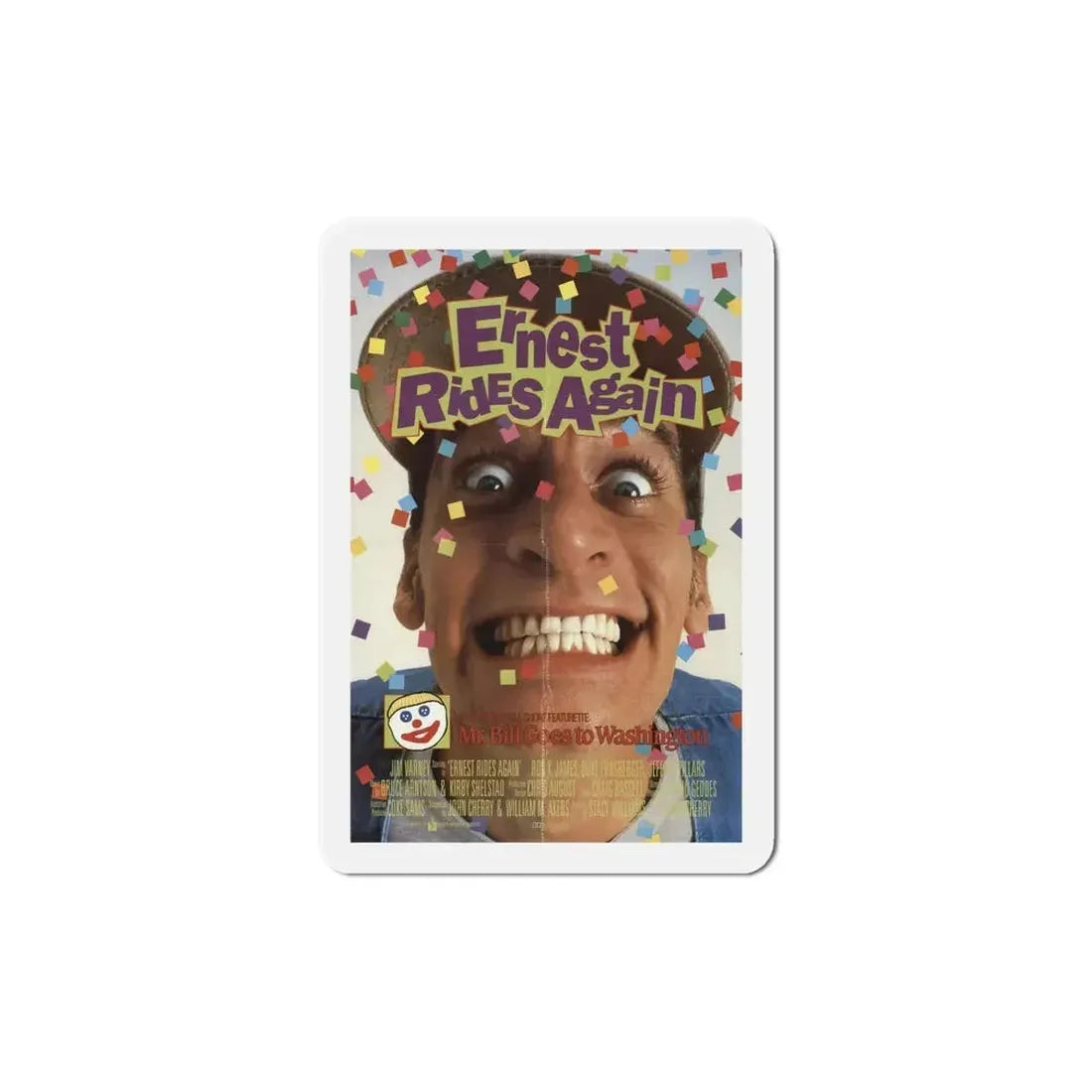 Ernest Rides Again 1993 Movie Poster Refrigerator Magnet - The Sticker Space