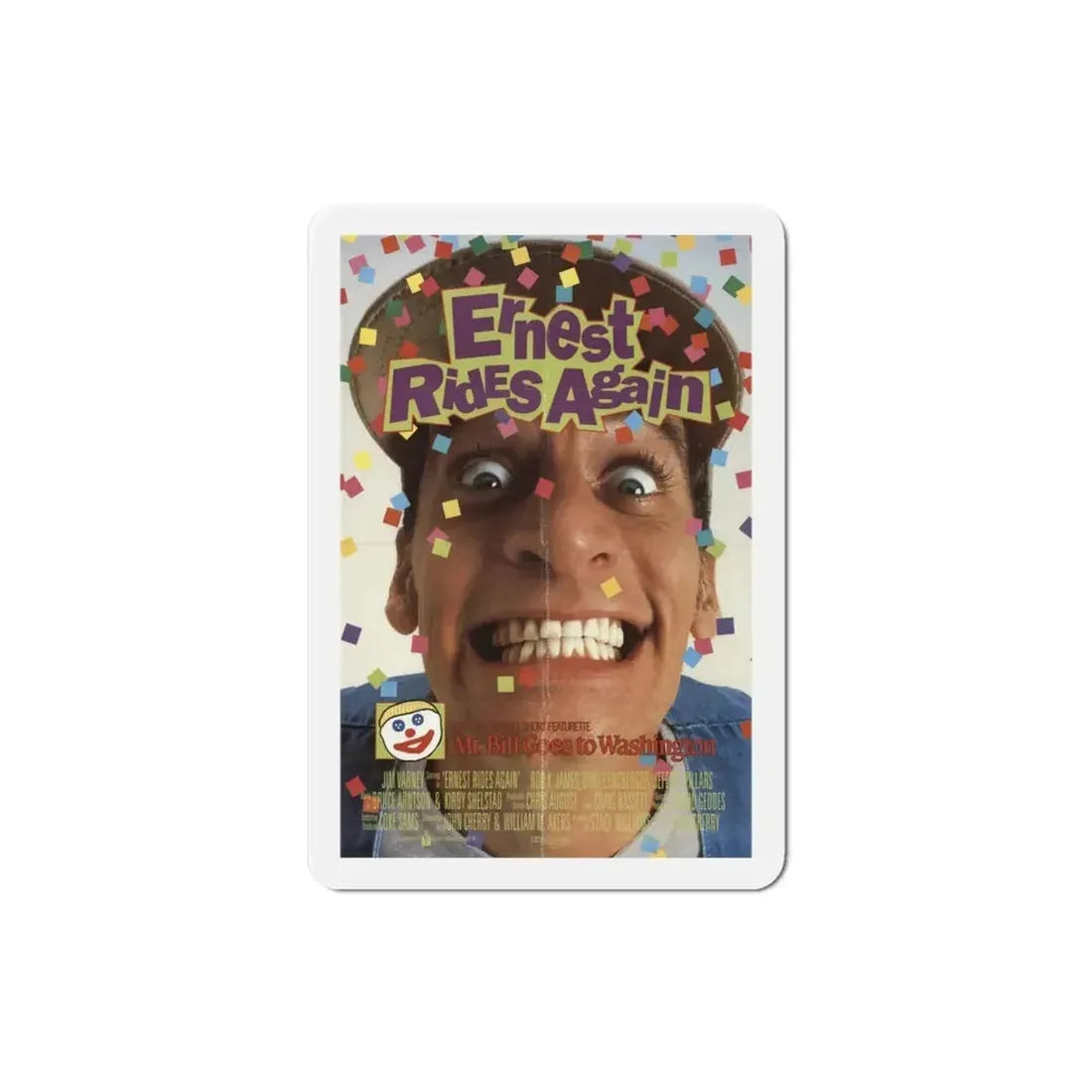 Ernest Rides Again 1993 Movie Poster Refrigerator Magnet - The Sticker Space