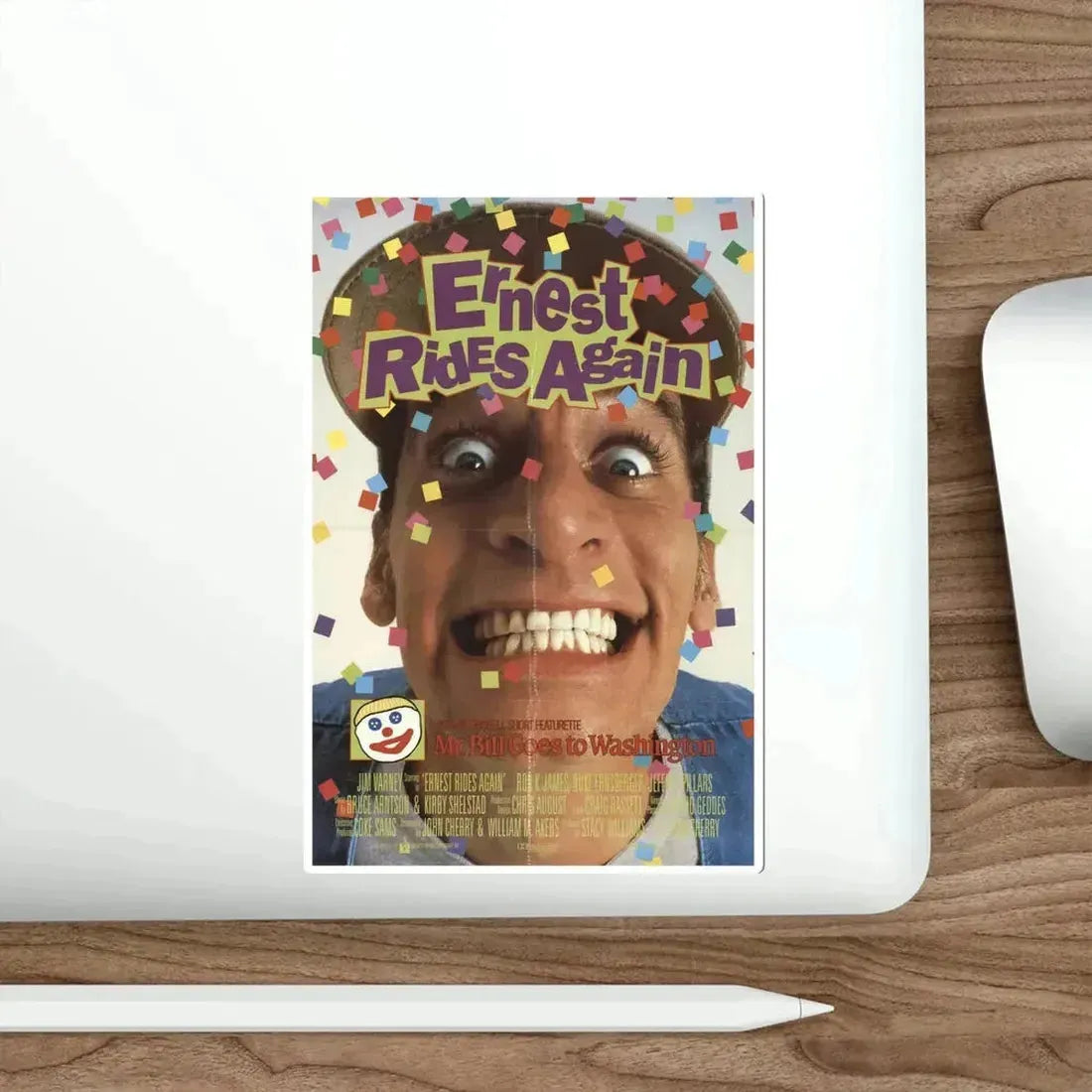 Ernest Rides Again 1993 Movie Poster STICKER Vinyl Die-Cut Decal - The Sticker Space