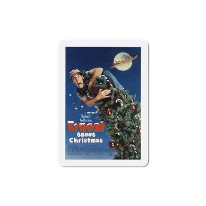 Ernest Saves Christmas 1988 Movie Poster Refrigerator Magnet - The Sticker Space